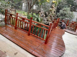 岳陽棧道平臺(tái)；圍欄-湖南防腐木批發(fā)
